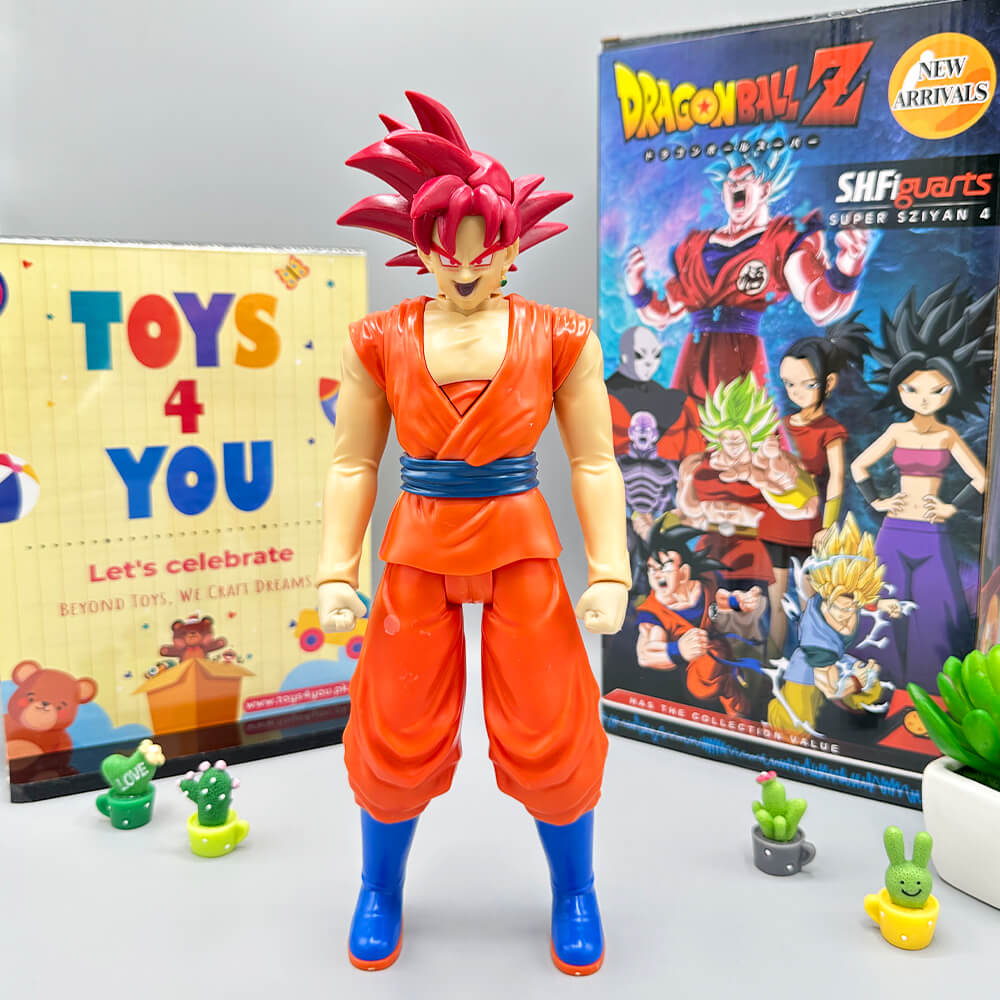 DRAGON BALL Z GOKU SUPER SAIYAN GOD FIGURE SET