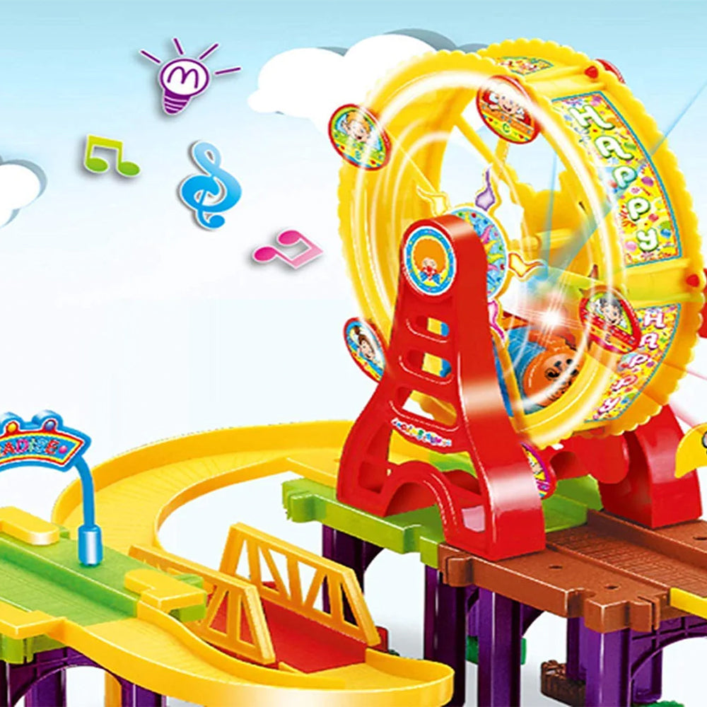 FERRIS WHEEL TRAIN PUZZLE TRACK SET - 122 PCS