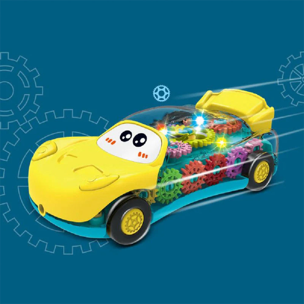 TRANSPARENT CAR PHONE WITH LIGHT AND MUSIC