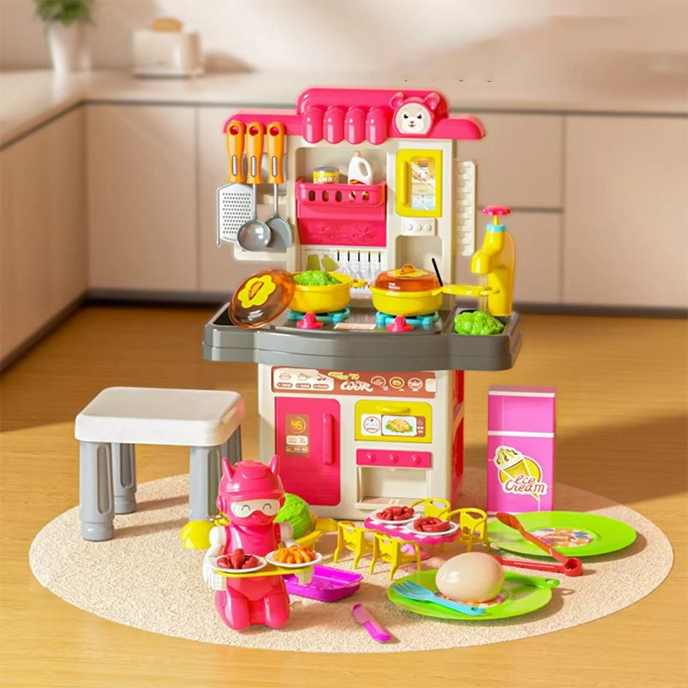 REALISTIC PRETEND KITCHEN PLAY SET