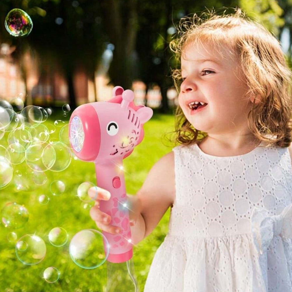 GIRAFFE BUBBLE GUN FOR KIDS