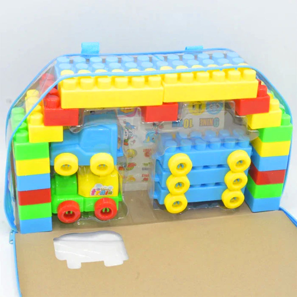 KIDS EDUCATIONAL BUILDING BLOCK - 55 PIECES