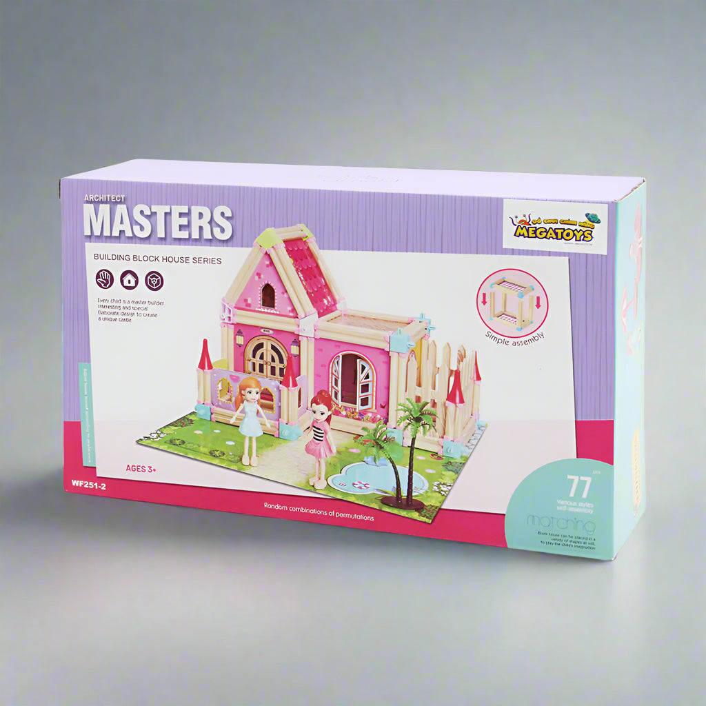 3D HOUSE MODEL ASSEMBLY TOY