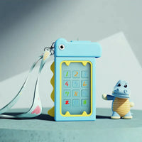 Thumbnail for DINASAOUR STRAW WATER BOTTLE WITH STRAPS FOR KIDS (480ML)
