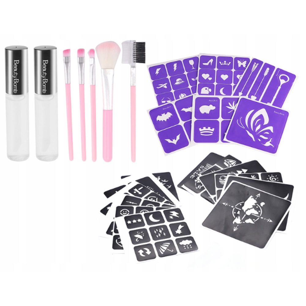 CREATE DAZZLING DESIGNS WITH OUR GLITTER TATTOO KIT