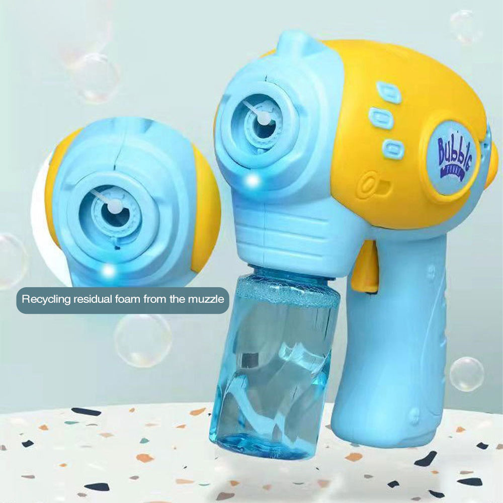 AUTOMATIC LIGHT LED UP ELECTRIC MUSIC BUBBLE GUNS