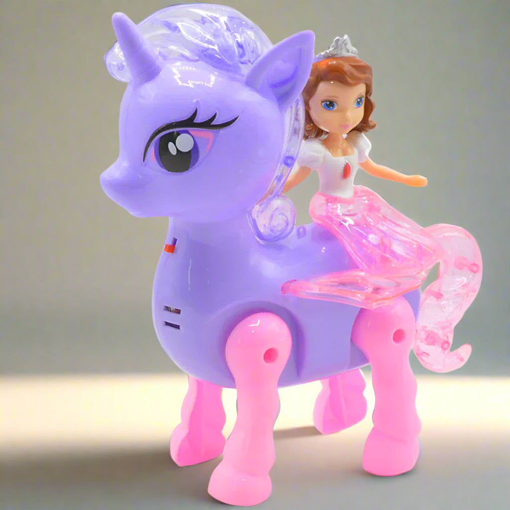 CUTE UNICORN PRINCESS WITH LIGHT & SOUND