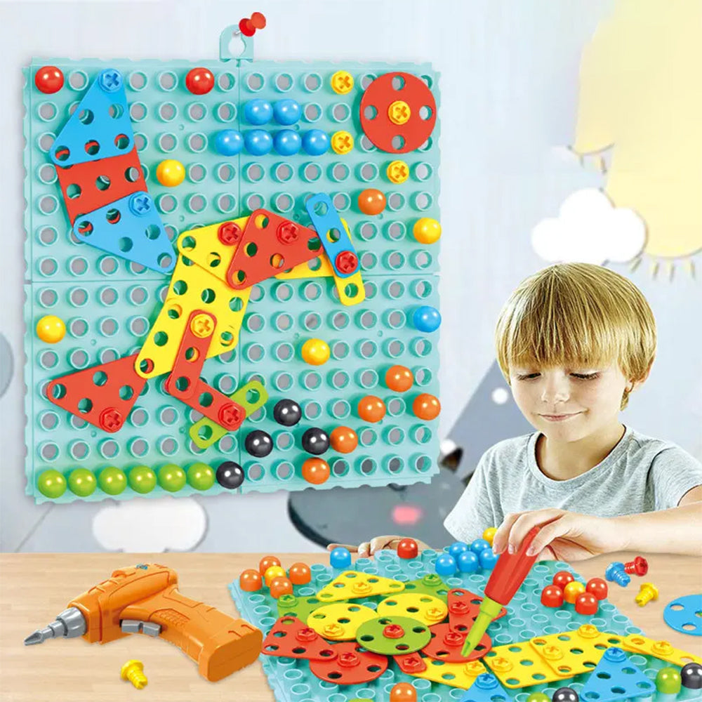 3D CREATIVE BUILDING BRICKS PUZZLE EDUCATIONAL TOY