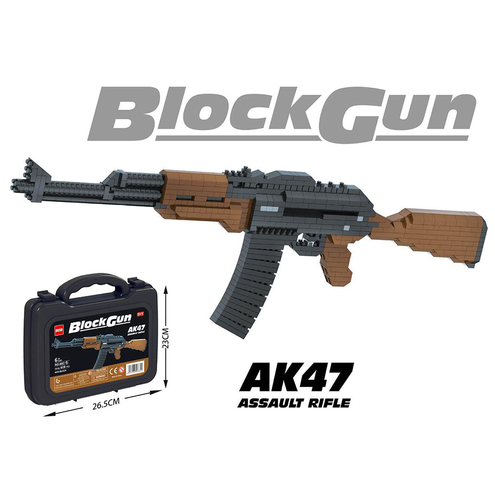 AK47 COLLECTIBLE BLOCK GUN SET