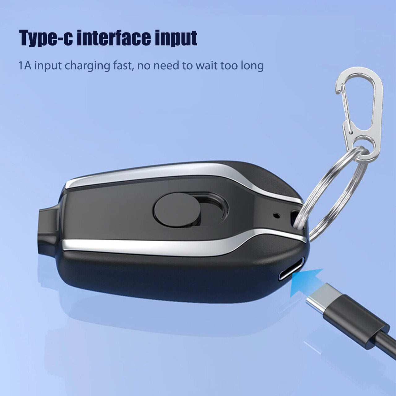 PORTABLE KEYCHAIN MINI POWER BANK