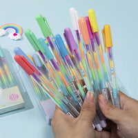 Thumbnail for 6 PCS PACK RAINBOW GRADIENT FLUORESCENT PEN