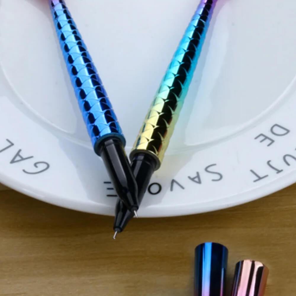 METALLIC RAINBOW MERMAID TAIL PEN