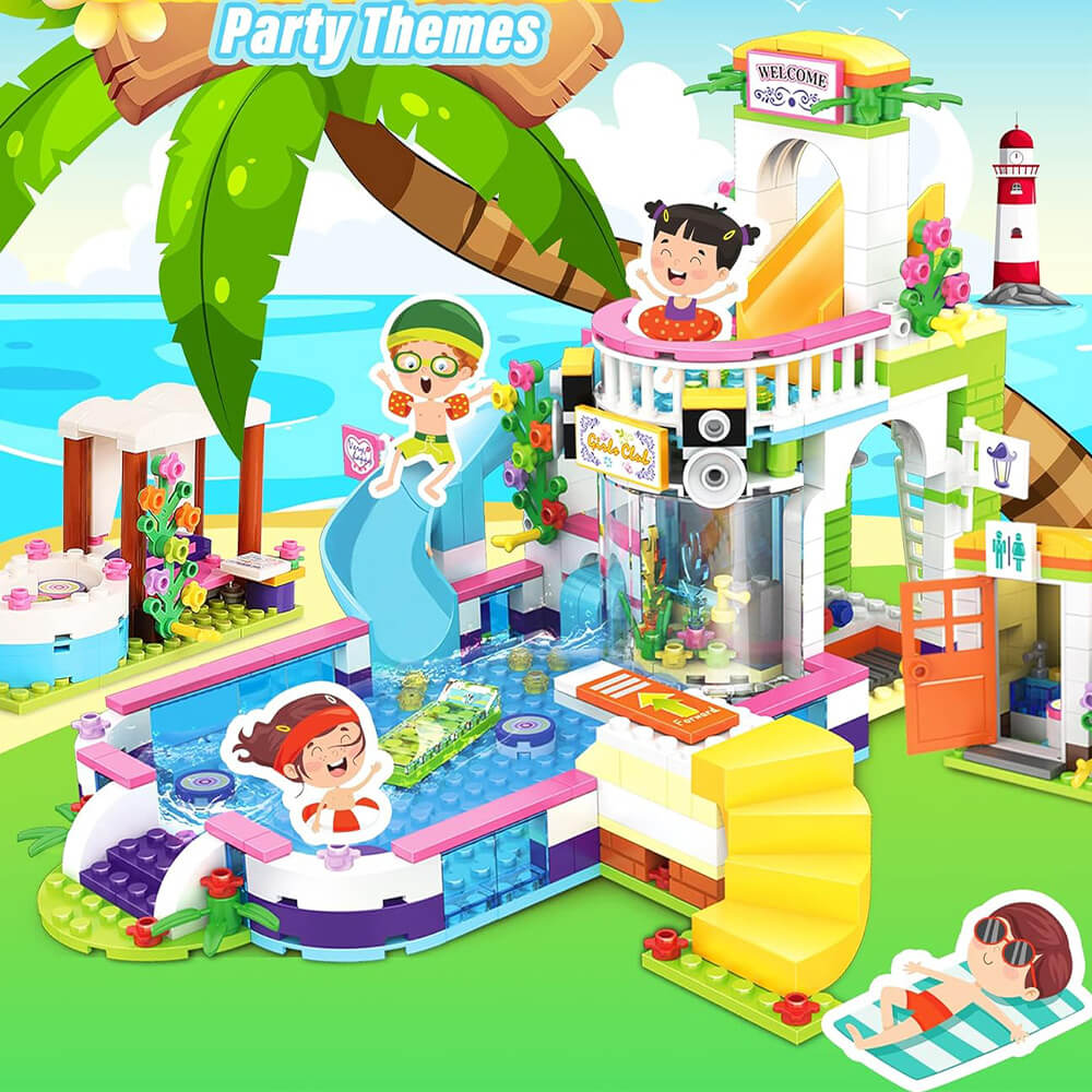 FASHION GIRLS POOL PARTY SHOWCASE - 768 PCS