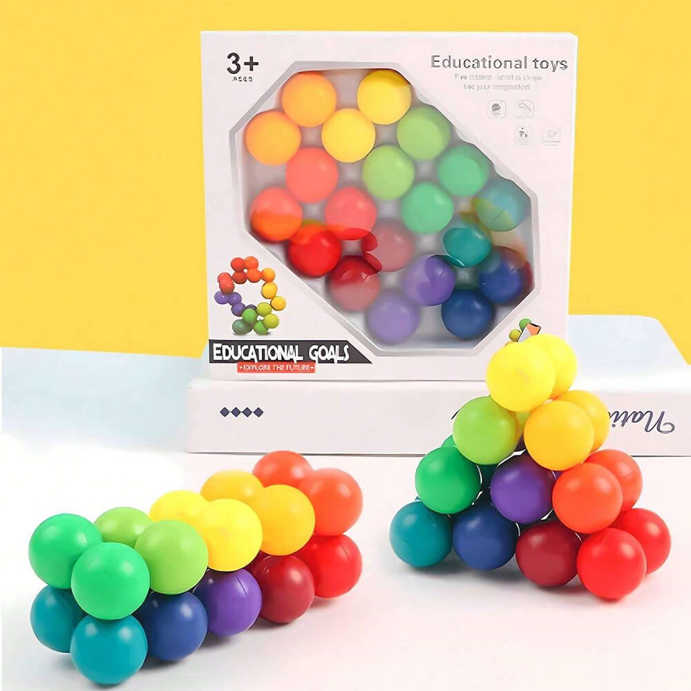 EDUCATIONAL FIDGET RAINBOW BLOCK