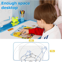 Thumbnail for KIDS STUDY TABLE & CHAIR WITH LIGHT LAMP & BOOK STAND