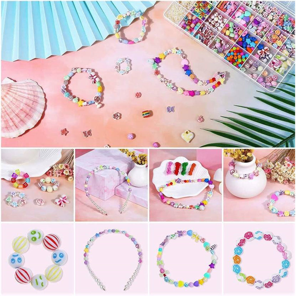 COLORFUL BEADS BRACELETS SET