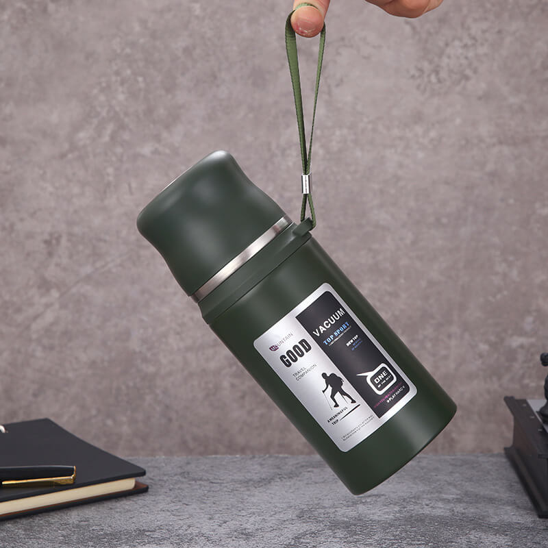 PORTABLE SPORTS VACUUM STAINLESS STEEL WATER BOTTLE