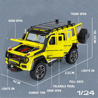 Thumbnail for 1:24 MERCEDES-BENZ BRABUS G550 ALLOY DIECAST MODEL