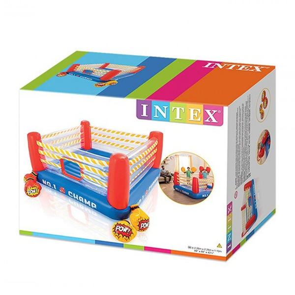 INTEX INFLATABLE JUMP-O-LENE BOXING RING BOUNCER - 48250