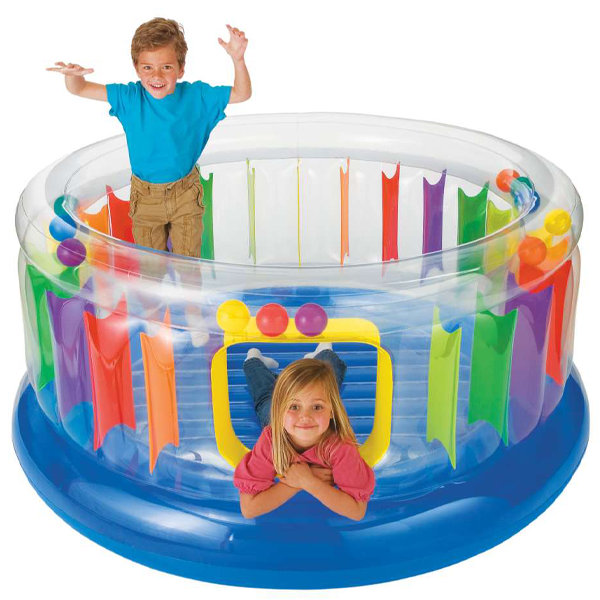 INTEX JUMP-O-LENE TRANSPARENT RING BOUNCE - 48264