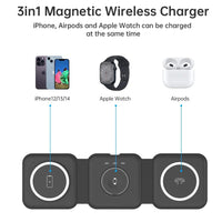 Thumbnail for 3 IN 1  MAGNETIC  FOLDABLE WIRELESS  CHARGING PAD