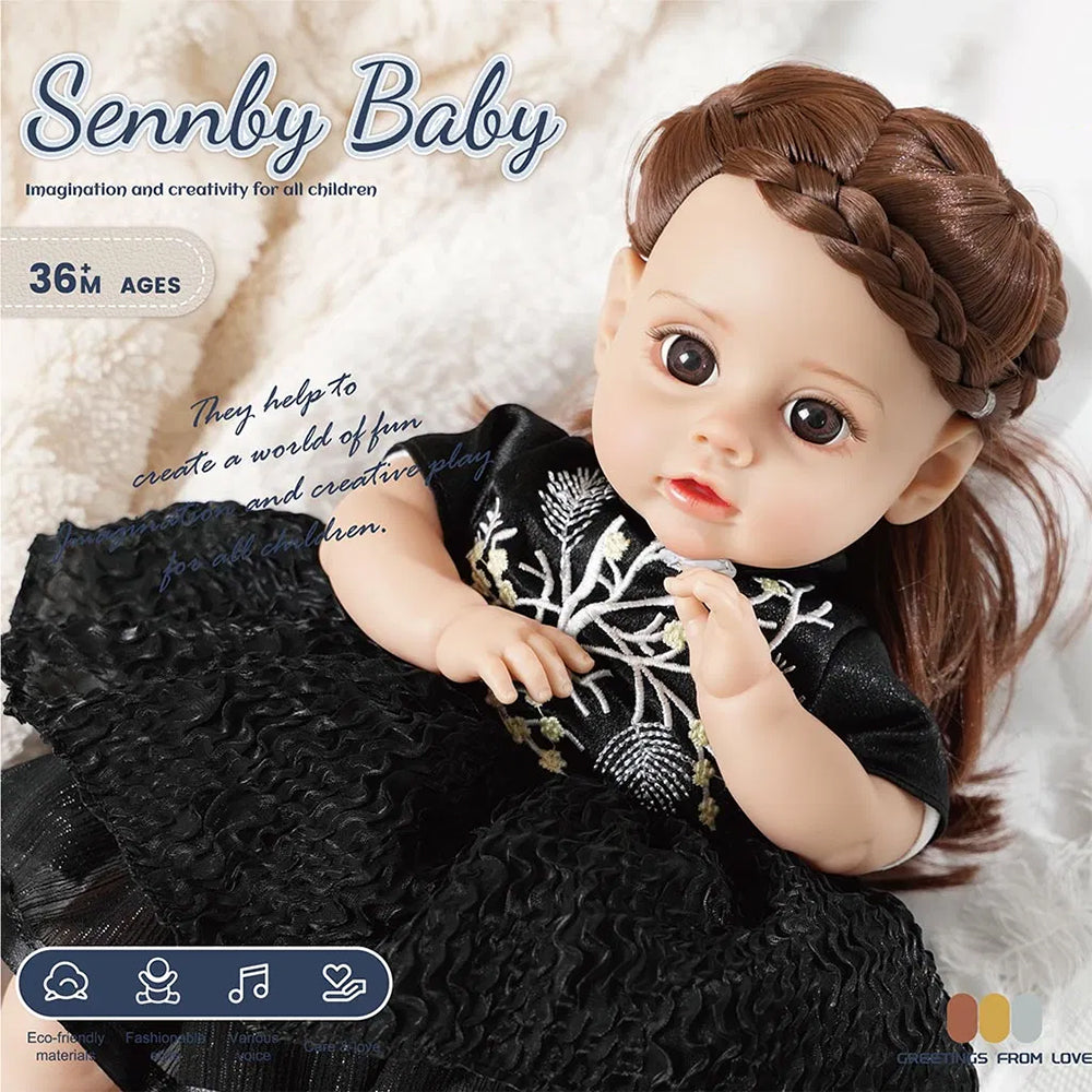 SENNBY BABY COTTON BODY 14 INCH REBORN DOLL