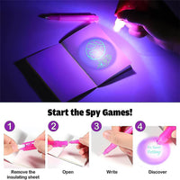 Thumbnail for PACK OF 2 - INVISIBLE MAGIC PEN WITH UV-LIGHT