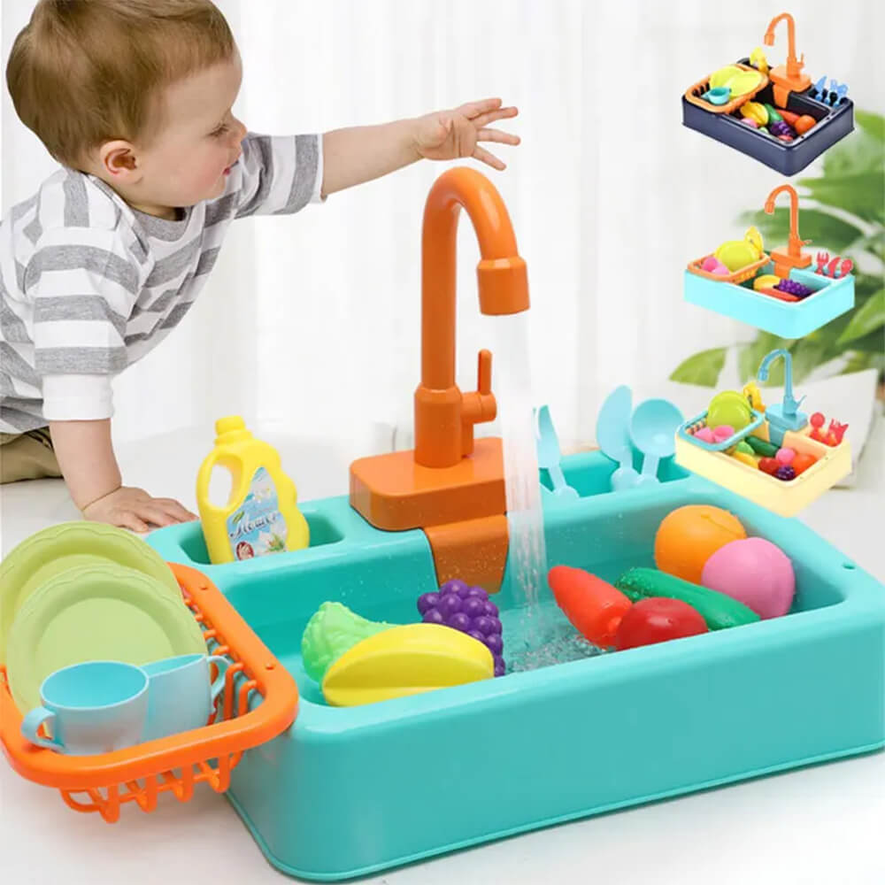 ELECTRIC KITCHEN SINK DISH WASHER SET