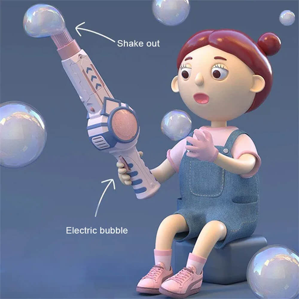 ELASTIC SMOG BUBBLE MAKER GUN