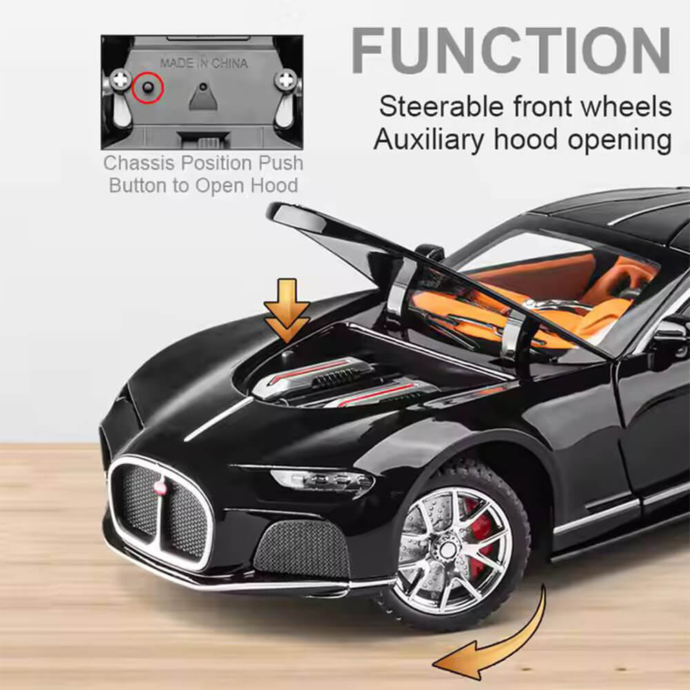 1:24 DIECAST BUGATTI ATLANTIC CHIRON MODEL CAR