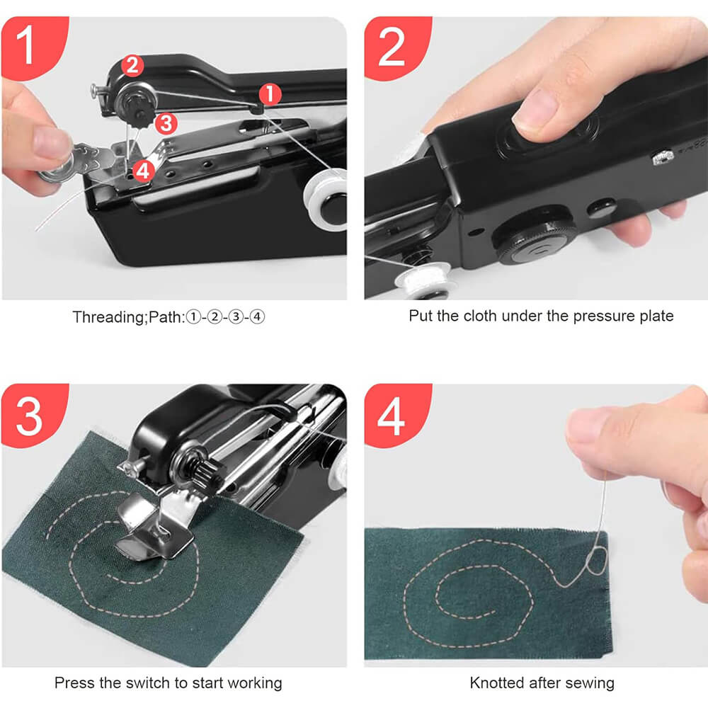 HANDY PORTABLE MINI ELECTRIC CORDLESS SEWING MACHINE