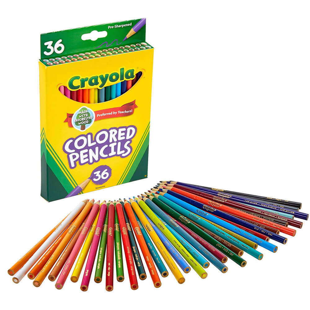 CRAYOLA COLORED PENCILS PACK OF 36