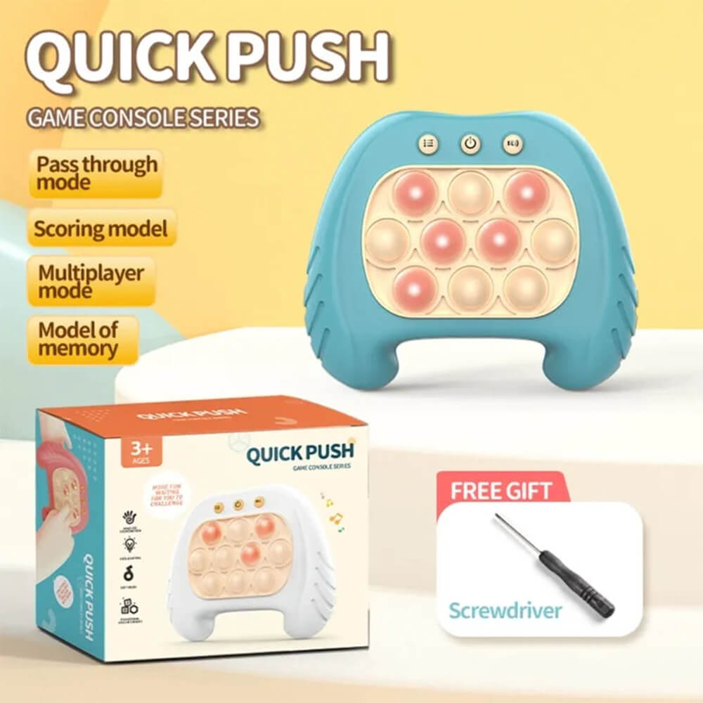 QUICK PUSH POP IT GAME CONSOLE - 200 LEVELS