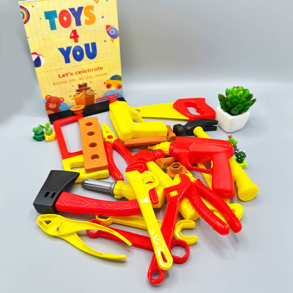 TOY MATIC CONSTRUCTION TOOL SET BOX