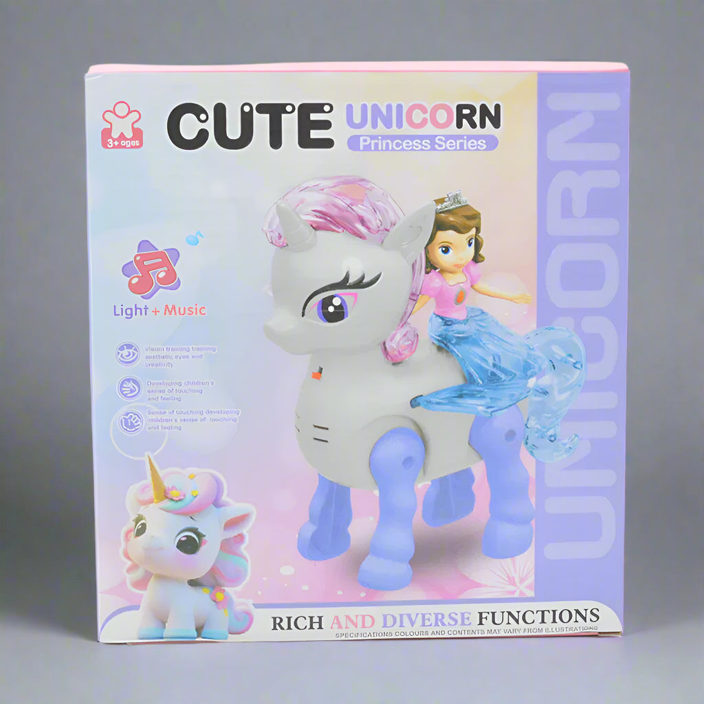 CUTE UNICORN PRINCESS WITH LIGHT & SOUND