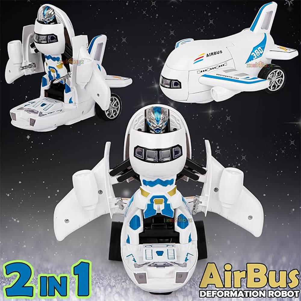 AIRBUS DEFORMATION ROBOT AEROPLANE TOY