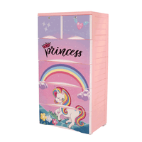 Thumbnail for KIDS & BABIES STORAGE HOME BOX - 5 DRAWERS - UNICORN