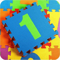 Thumbnail for MULTICOLOR NUMBER PUZZLE MAT - 10 PCS