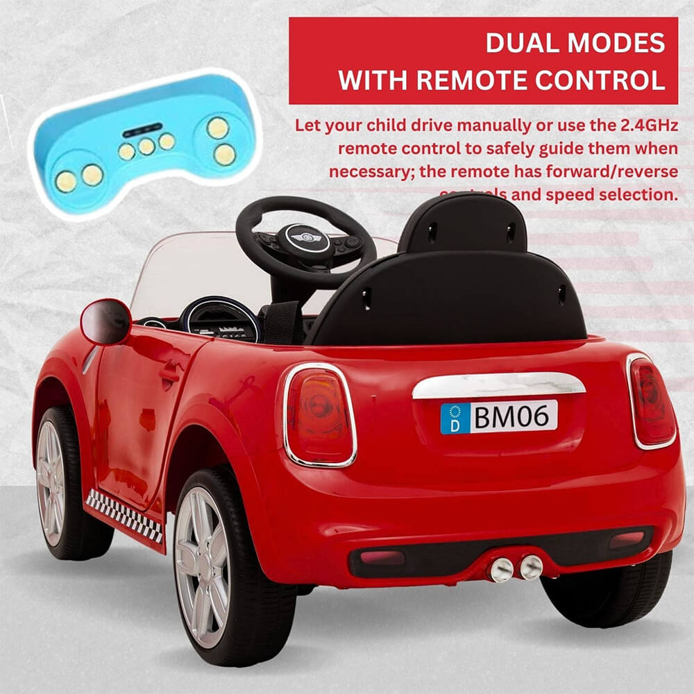 MINI COOPER RECHARGEABLE BATTERY OPERATED RIDE ON CAR