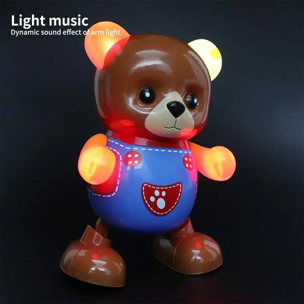 SWINGING HAPPY BEAR WITH LIGHT & MUSIC