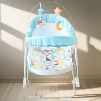 Thumbnail for 2 IN 1 BABY CRADLE BASSINET WITH MUSIC AND VIBRATION