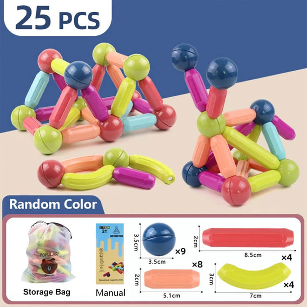 25 PCS STRONG MAGNETIC STICKS