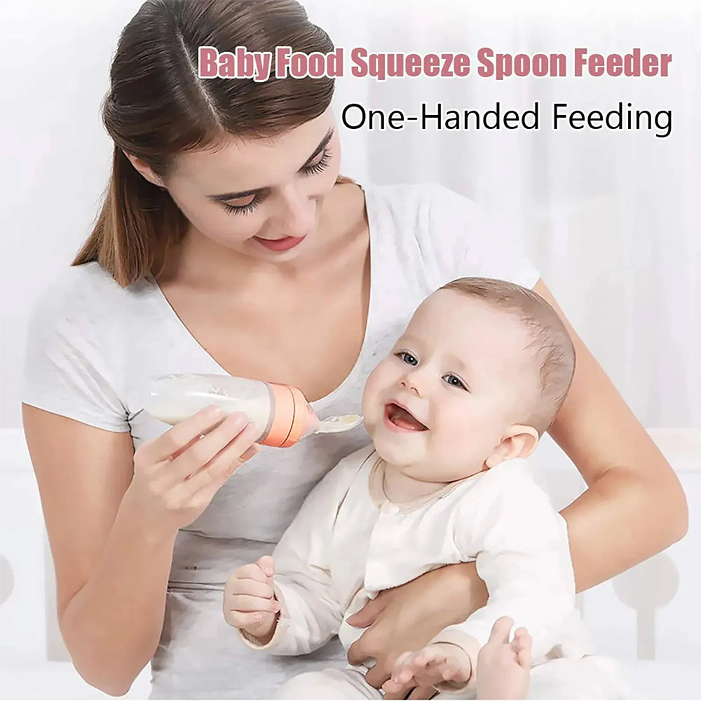 BABY SILICONE FEEDING SPOON