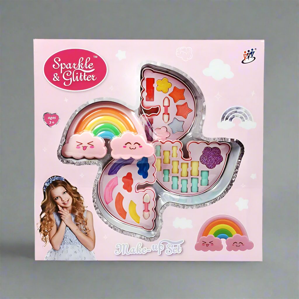 CHILDREN'S MAKEUP SET WITH RAINBOW PALETTE