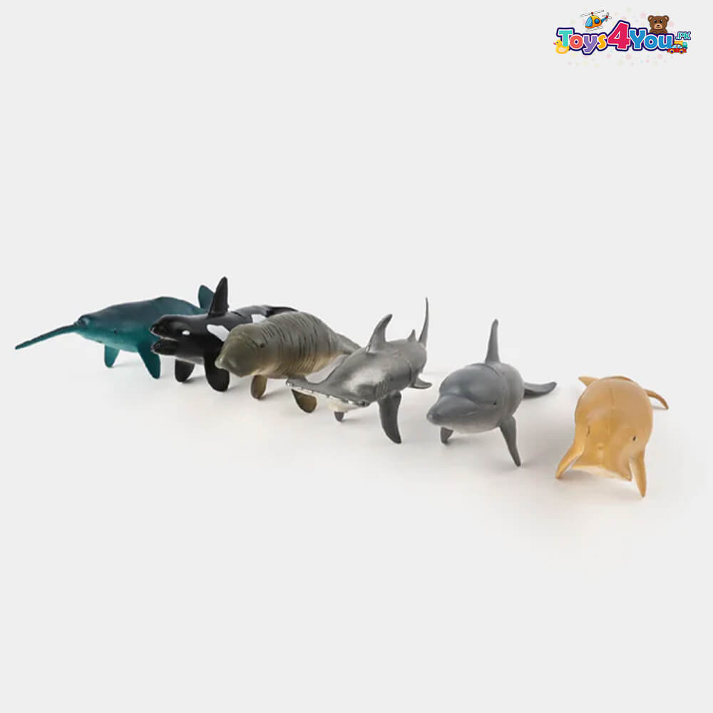 SEA ANIMAL SET TOY - 12PCS