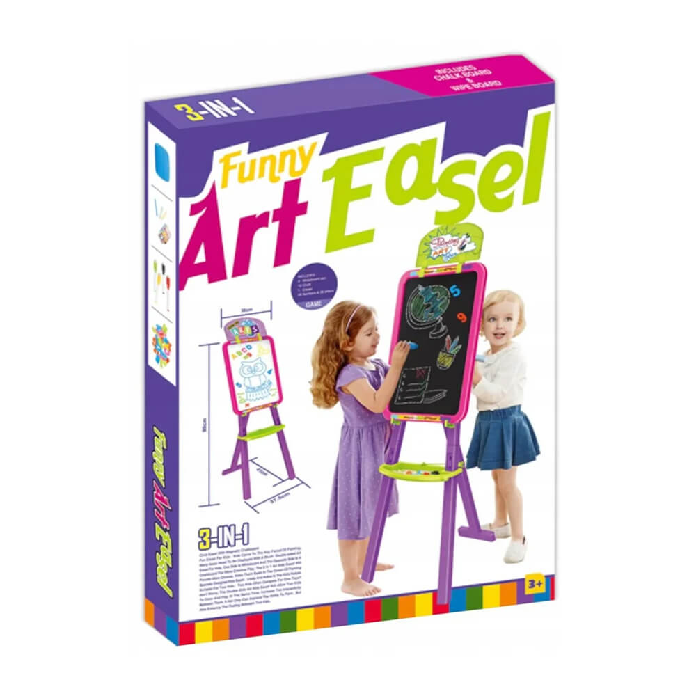 3 IN 1 DRAWING BOARD FUNNY ART EASEL