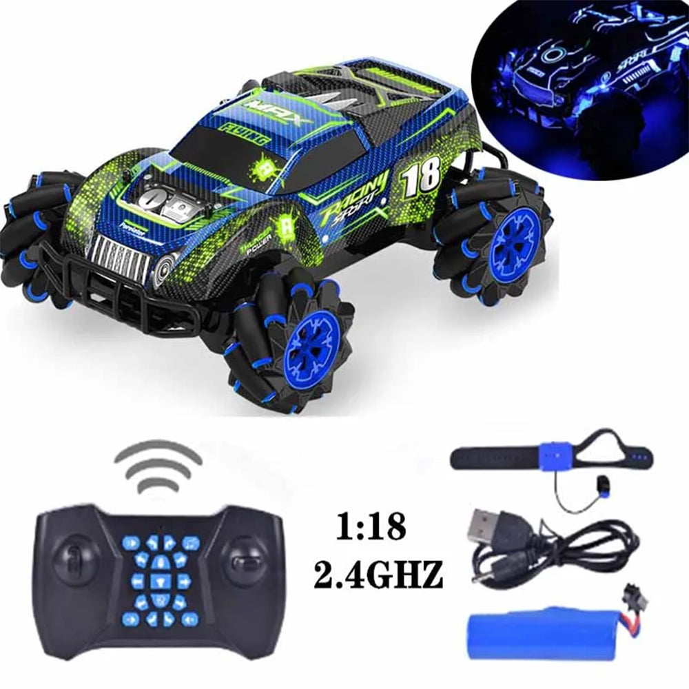 1:18 2.4G GESTURE SENSING STUNT DEFORMATION RC CAR