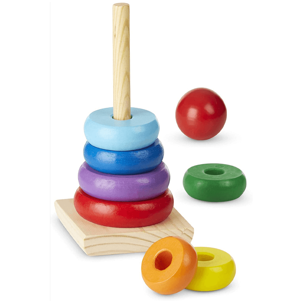 Wooden hot sale stacker rings