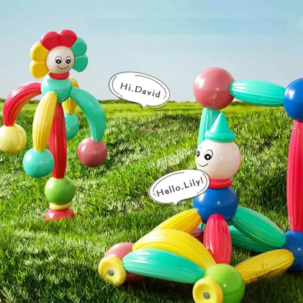 26 PCS - MAGNETIC STICK BUILDING BLOCKS – Toys4you.pk