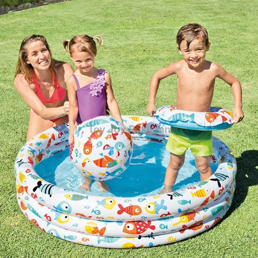 INTEX FISHBOWL POOL  WITH BALL AND TUBE - 59469